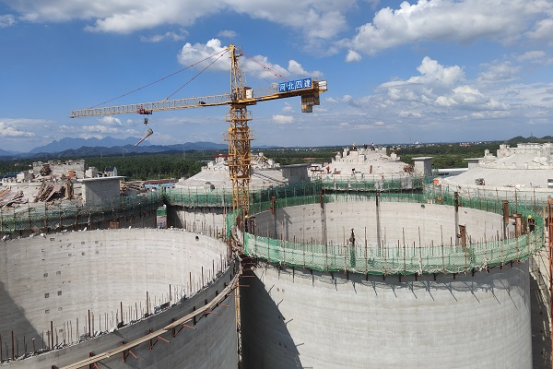 八分公司江西横峰中储粮项目建设火热进行中